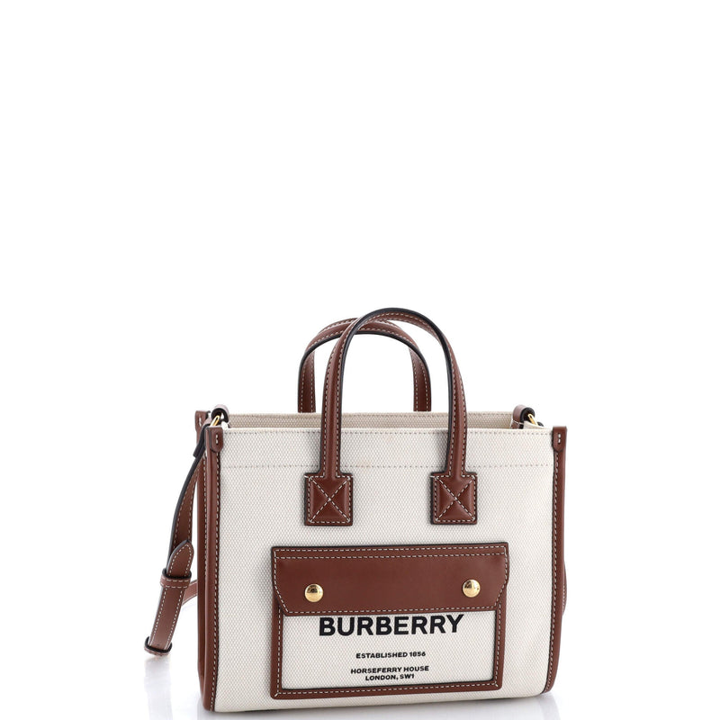 Freya Shopping Tote Canvas With Leather