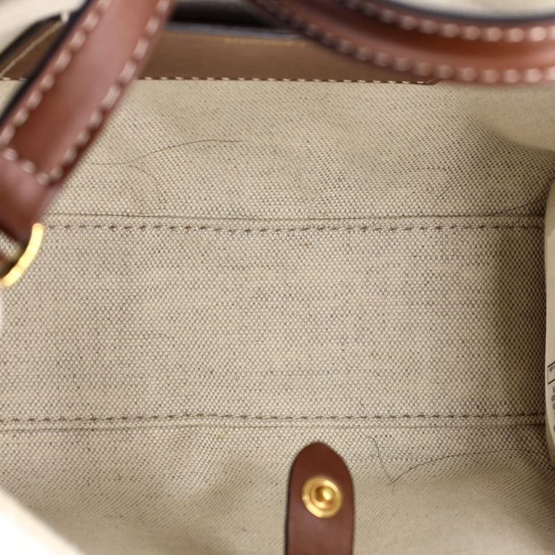 Freya Shopping Tote Canvas With Leather