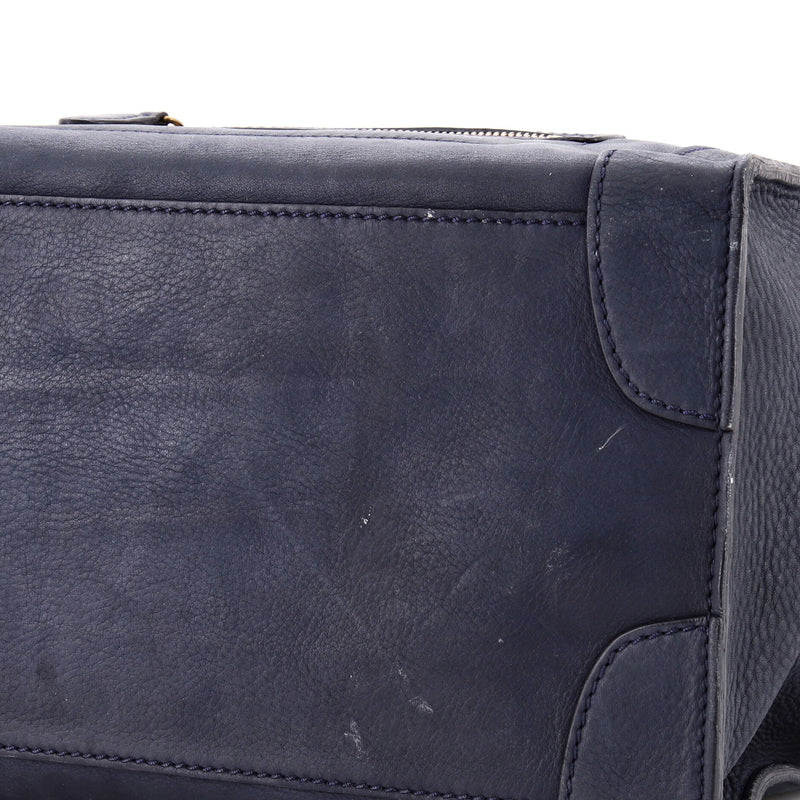 Luggage Bag Grainy Leather Mini