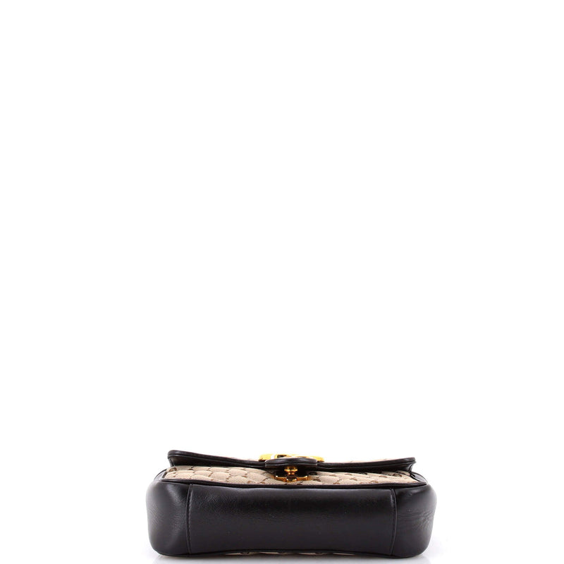 Gg Marmont Flap Bag Diagonal Quilted