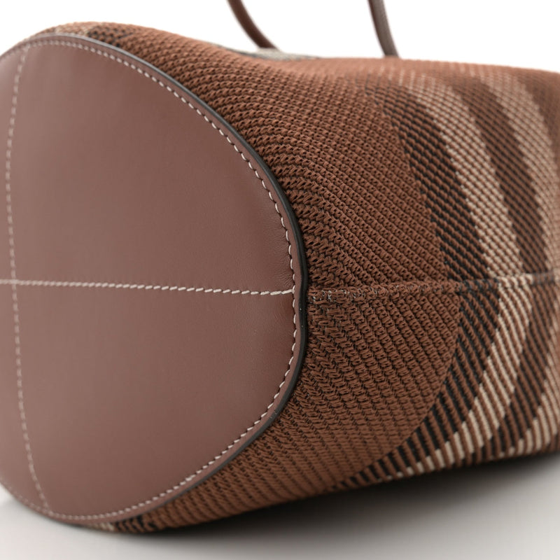 Knitted Check Calfskin Tb Small