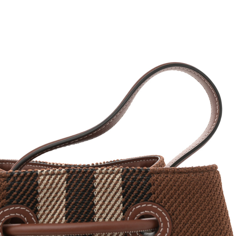 Knitted Check Calfskin Tb Small