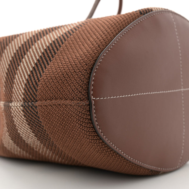 Knitted Check Calfskin Tb Small