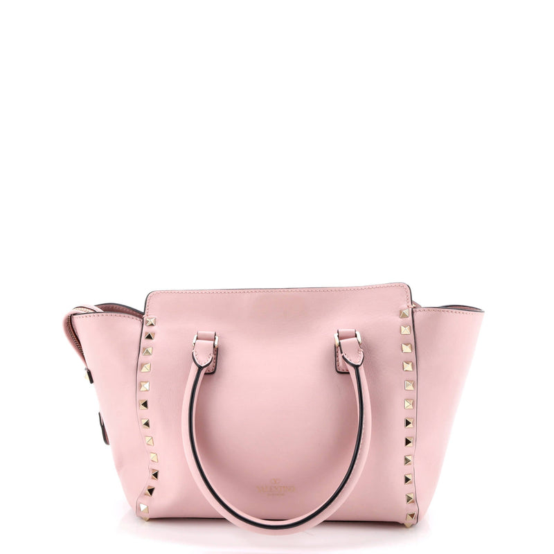 Rockstud Tote Rigid Leather Small