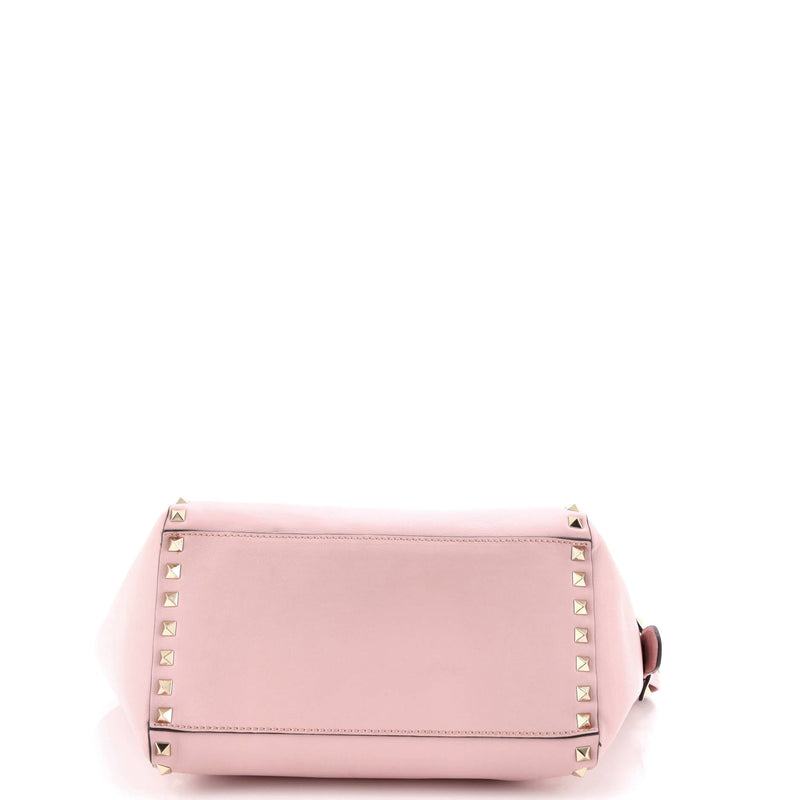 Rockstud Tote Rigid Leather Small