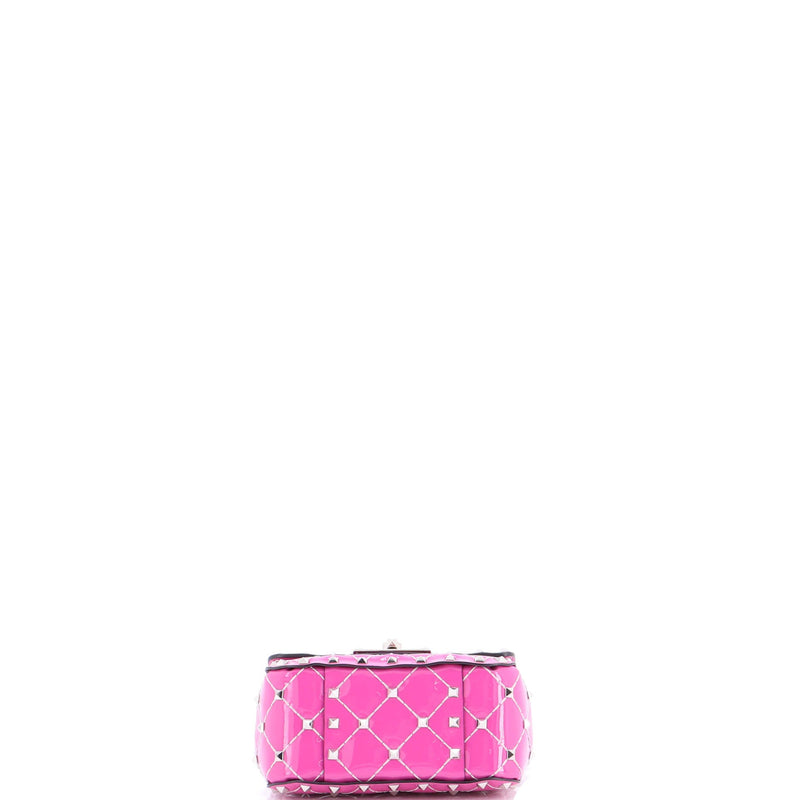 Rockstud Spike Flap Bag Quilted Patent