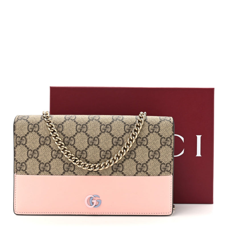 Gg Supreme Textured Dollar Calfskin Mini