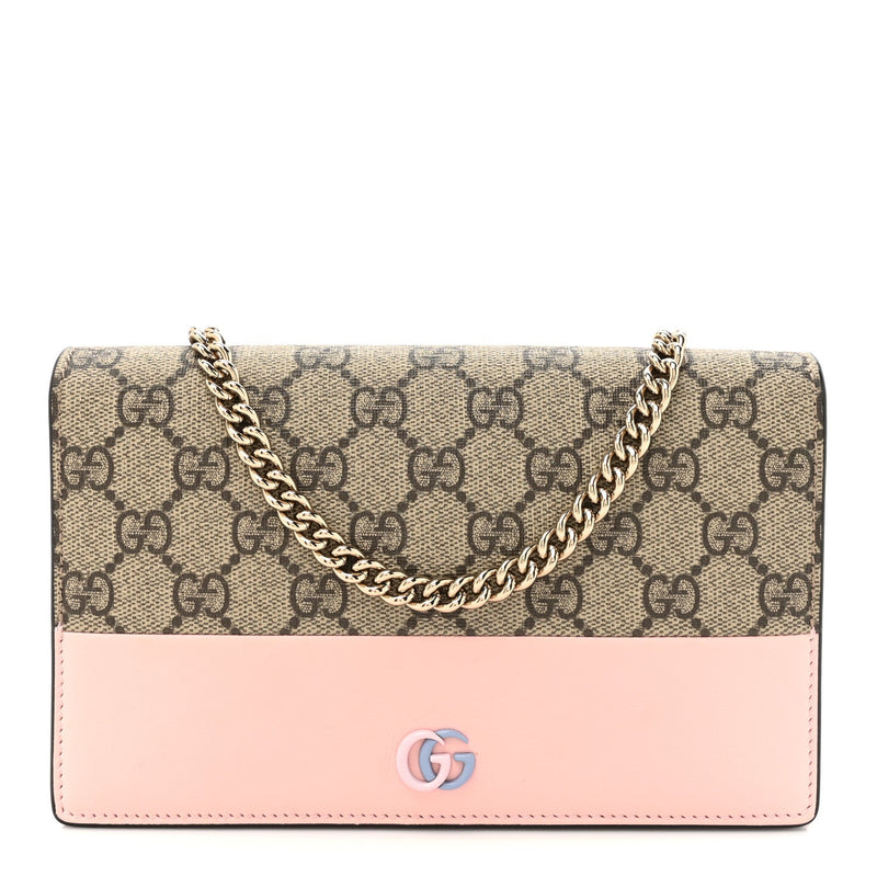 Gg Supreme Textured Dollar Calfskin Mini