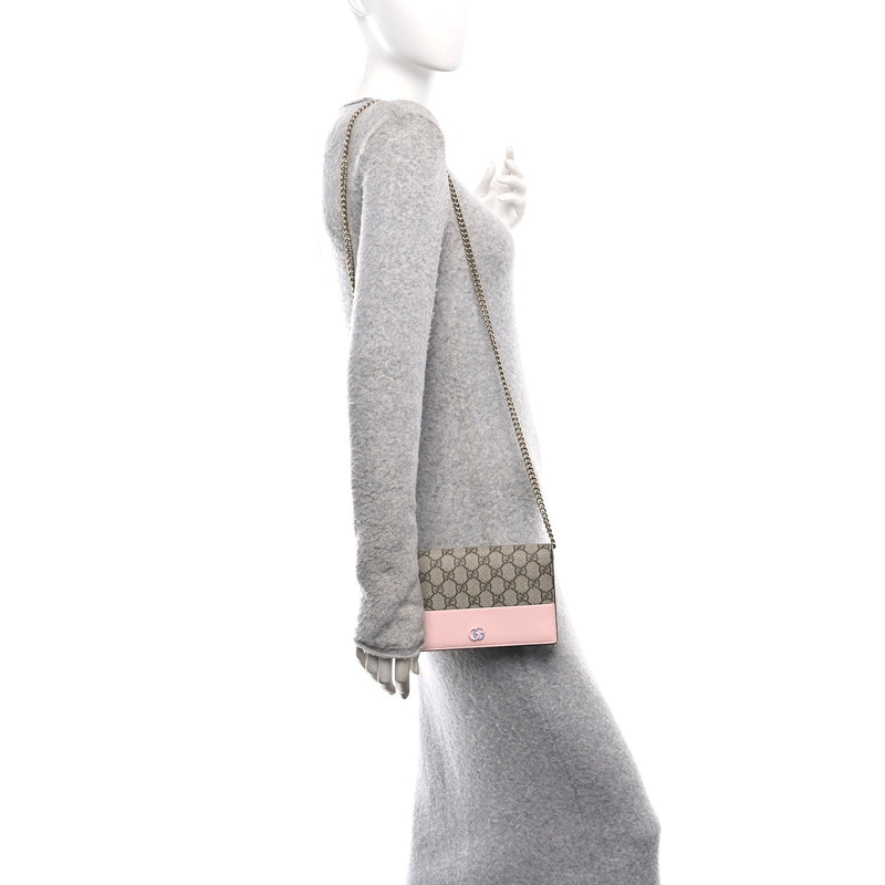 Gg Supreme Textured Dollar Calfskin Mini