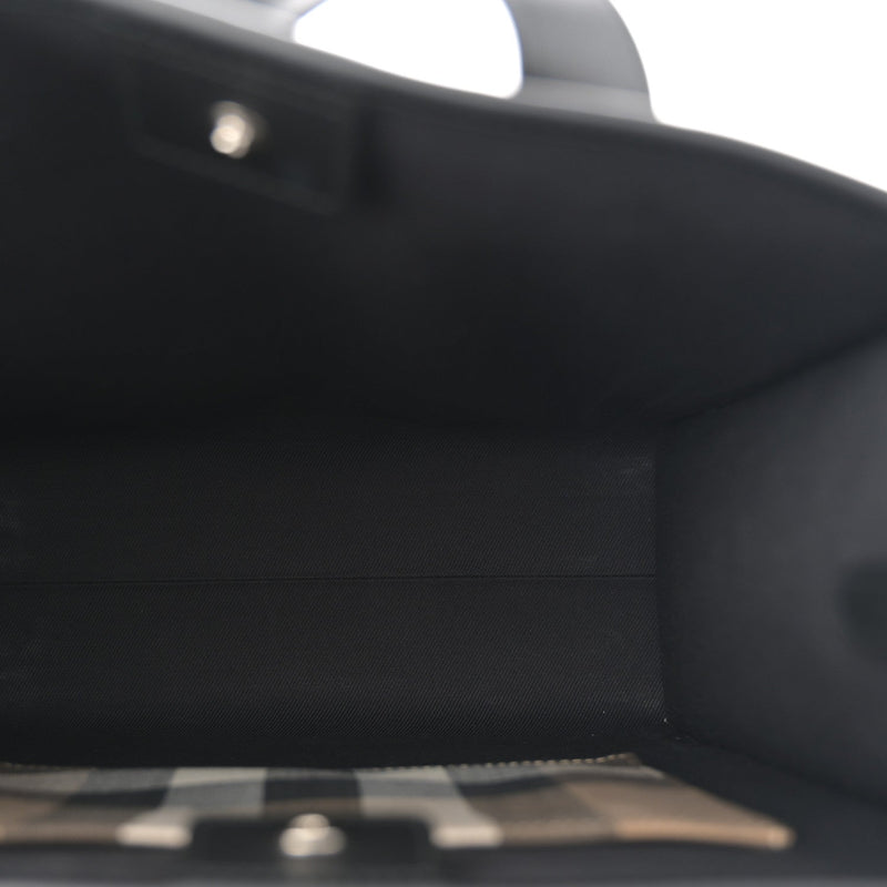 Calfskin House Check Small N/S Tote