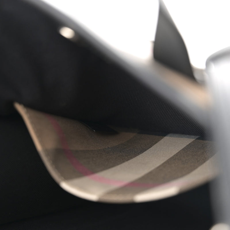 Calfskin House Check Small N/S Tote