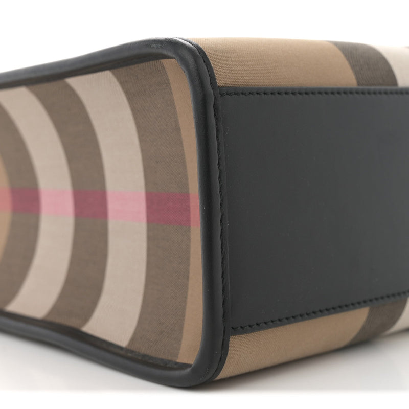 Calfskin House Check Small N/S Tote