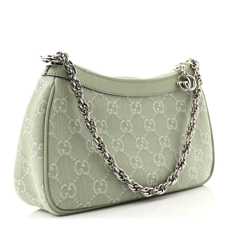 Denim Gg Calfskin Small Shoulder Bag