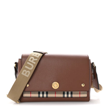 Calfskin Vintage Check Note Crossbody