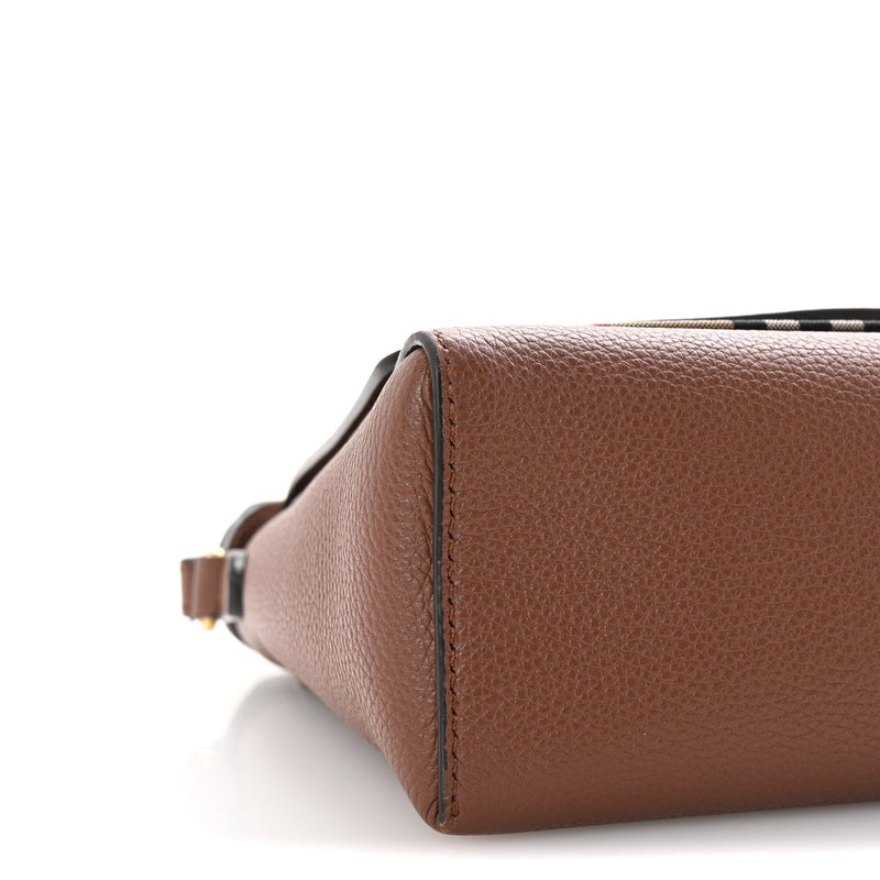 Calfskin Vintage Check Note Crossbody