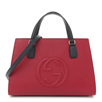 Dollar Calfskin Medium Soho Top Handle