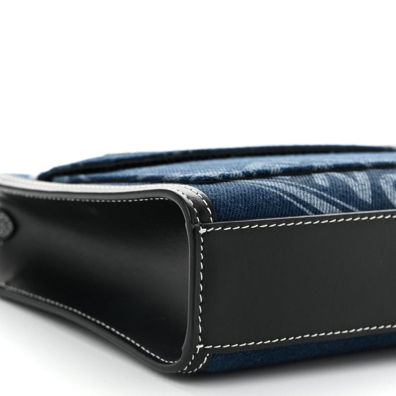 Denim Smooth Calfskin Mini Pocket Bag