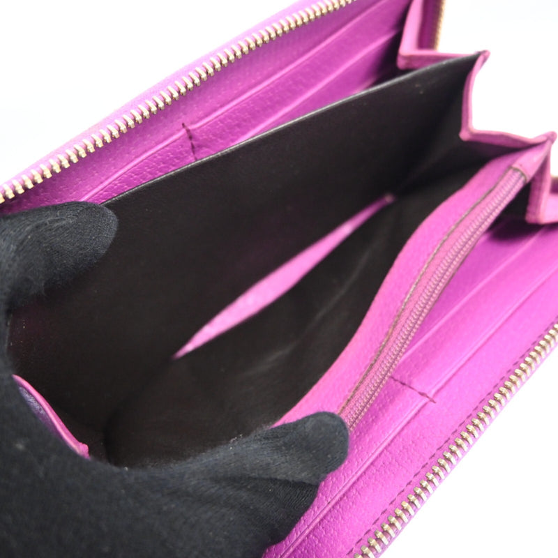 Gucci Gg Canvas Leather Round