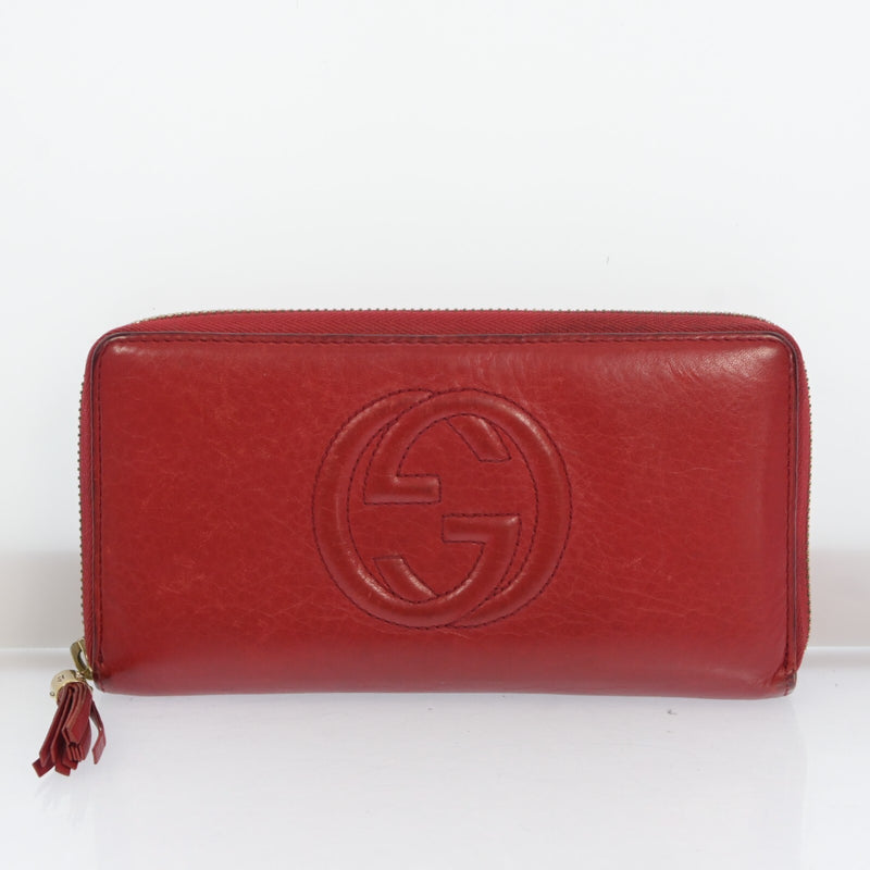 Gucci Gg Interlocking Round Zipper Long