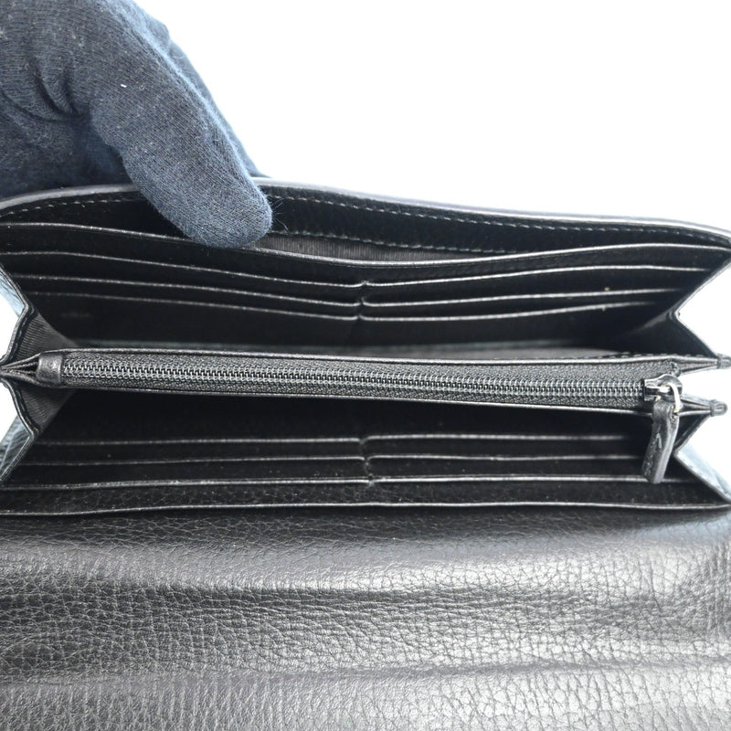 Gucci Gg Leather Interlocking Long