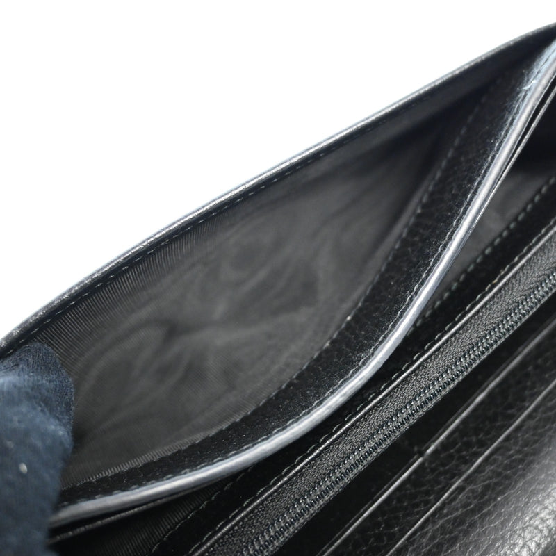 Gucci Gg Leather Interlocking Long