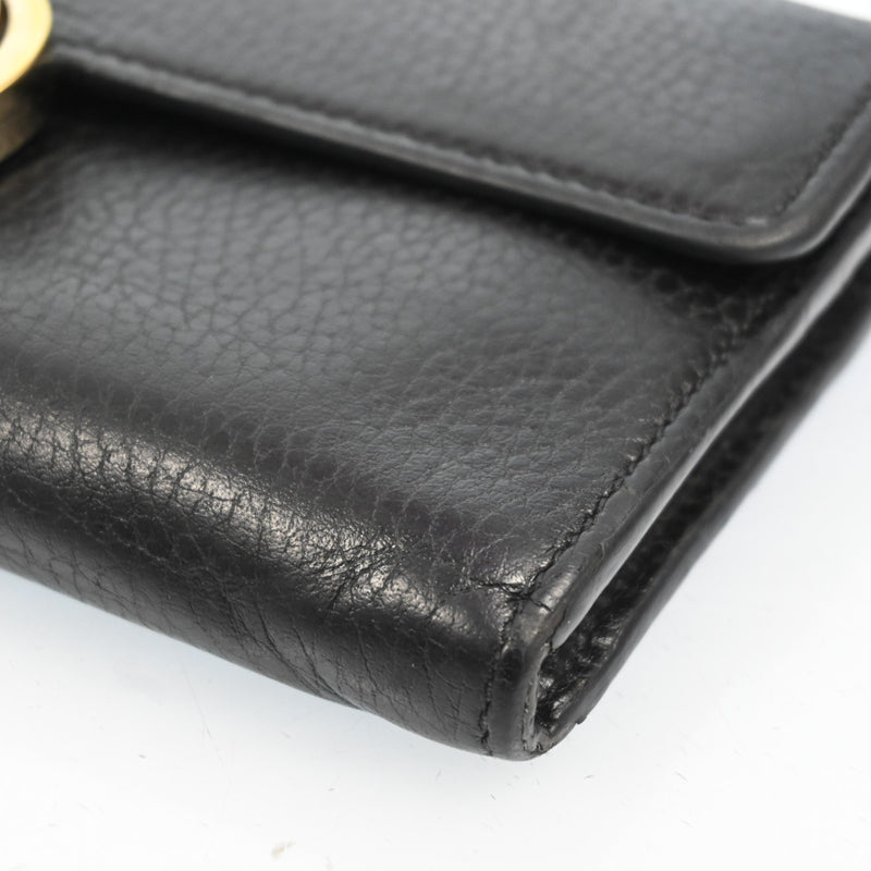 Gucci Gg Leather Interlocking Long