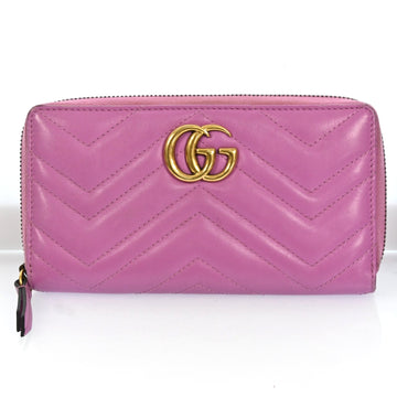 Gucci Gg Marmont Round Zipper Long