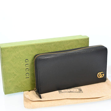 Gucci Gg Leather Zippy Long Wallet Italy