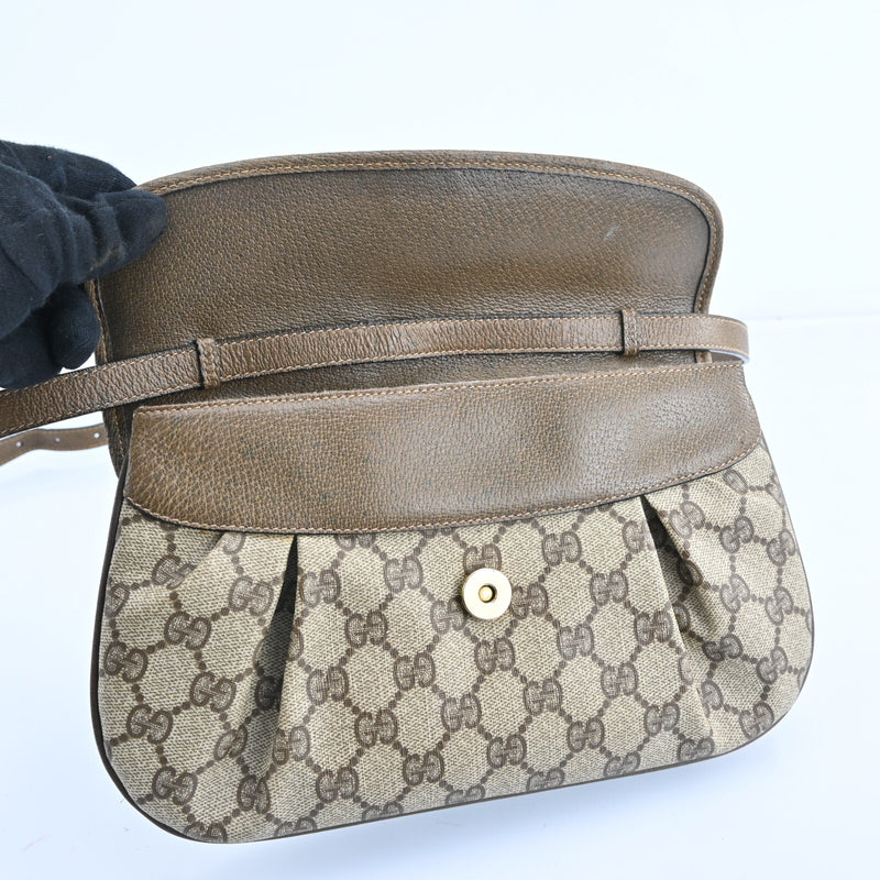 Gucci Gg Shoulder Bags Pvc Leather Italy