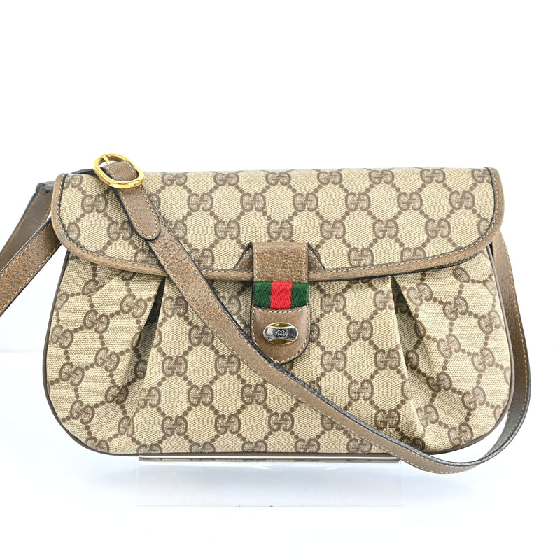 Gucci Gg Shoulder Bags Pvc Leather Italy