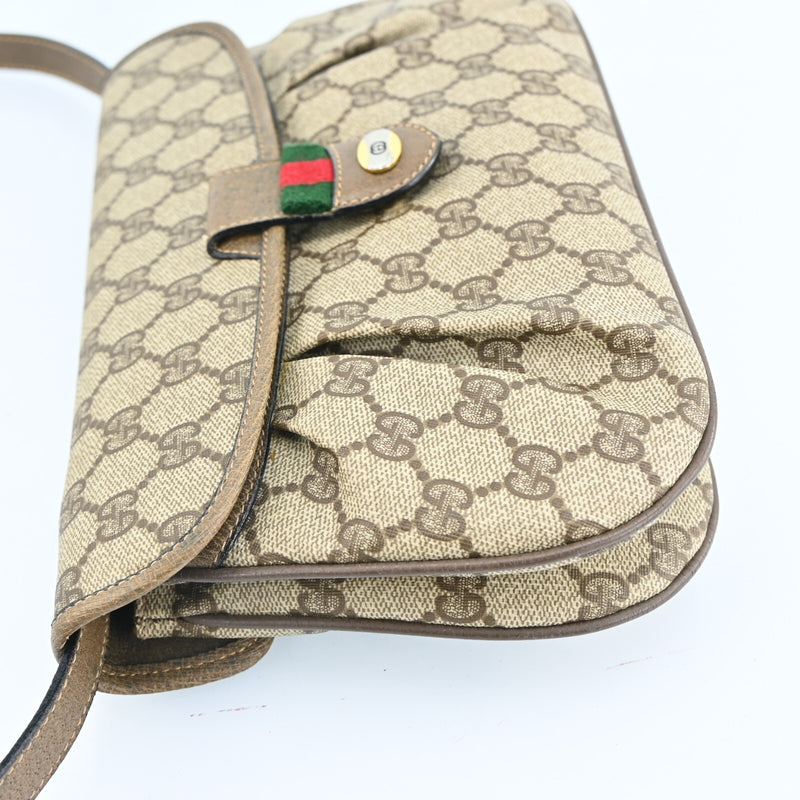 Gucci Gg Shoulder Bags Pvc Leather Italy