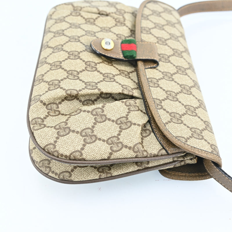 Gucci Gg Shoulder Bags Pvc Leather Italy