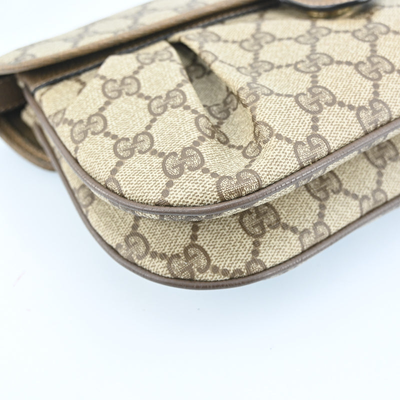 Gucci Gg Shoulder Bags Pvc Leather Italy