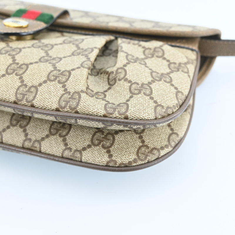 Gucci Gg Shoulder Bags Pvc Leather Italy