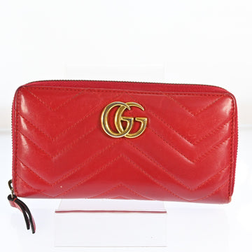 Gucci Gg Marmont Round Zipper Long