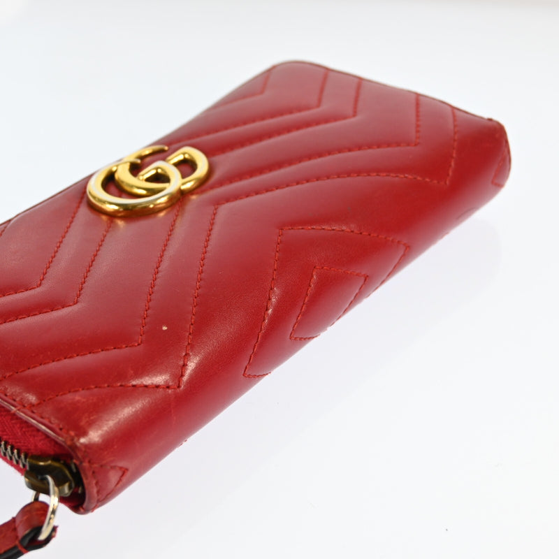 Gucci Gg Marmont Round Zipper Long