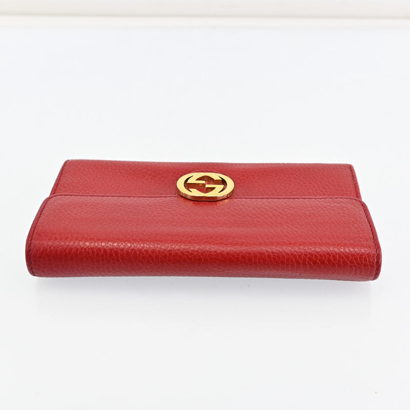 Gucci Gg Interlocking Leather Long