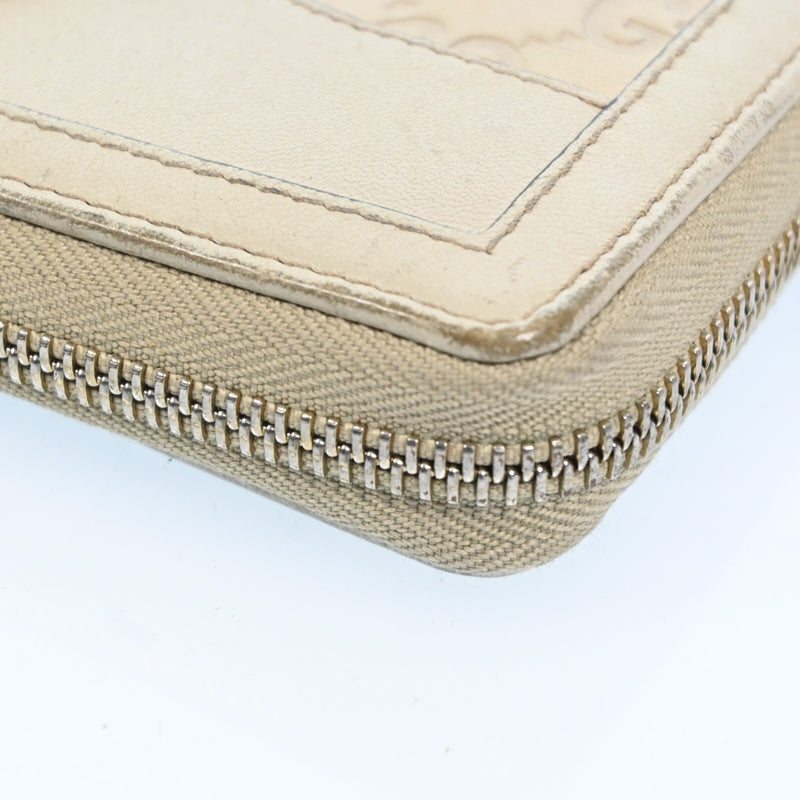 Gucci Gg Interlocking Leather Round