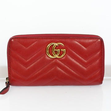 Gucci Gg Marmont Round Zipper Long