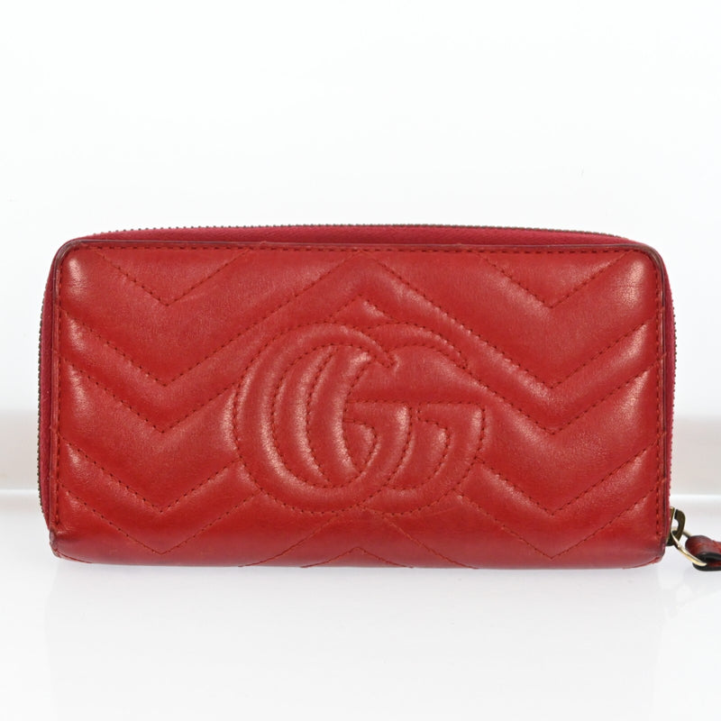 Gucci Gg Marmont Round Zipper Long