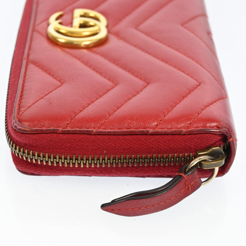 Gucci Gg Marmont Round Zipper Long