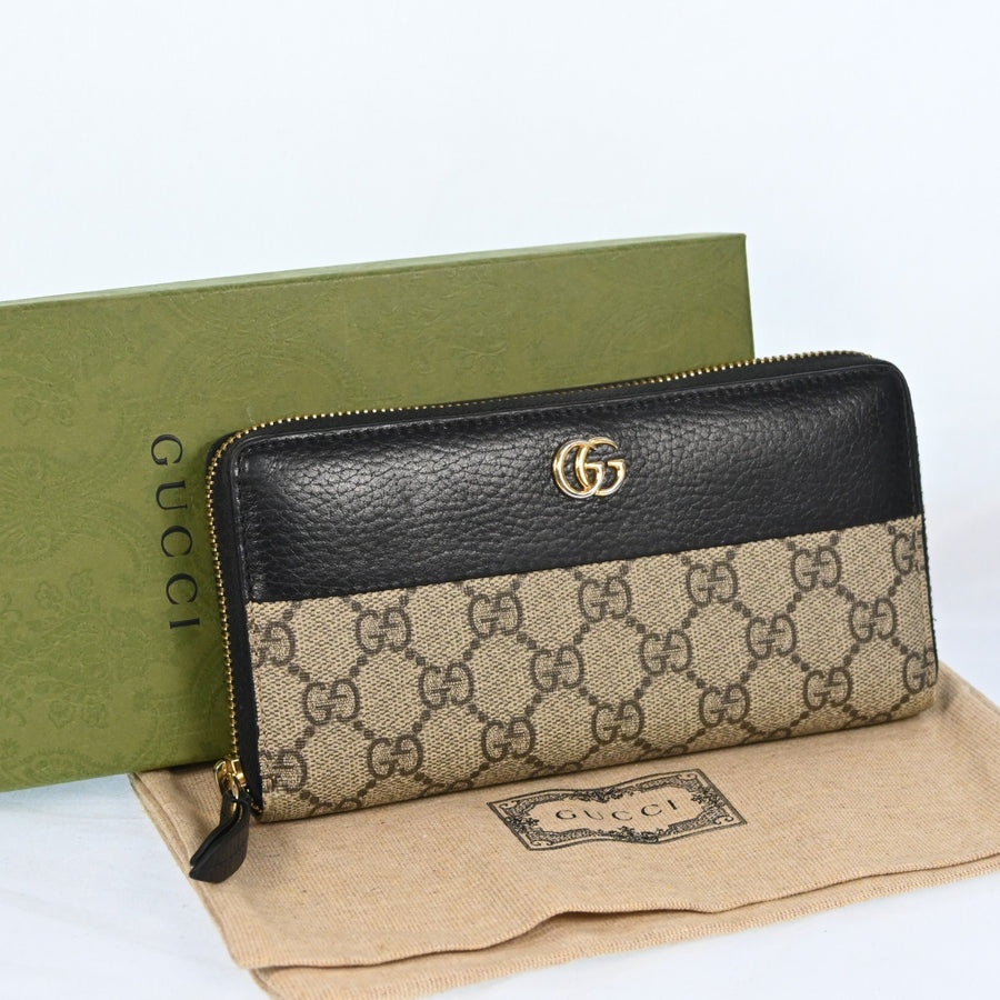 Gucci Gg Marmont Round Zipper Long