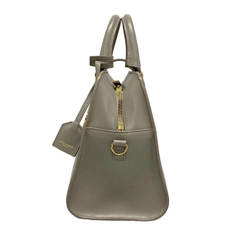 Saint Laurent Paris Baby Cabas Gray