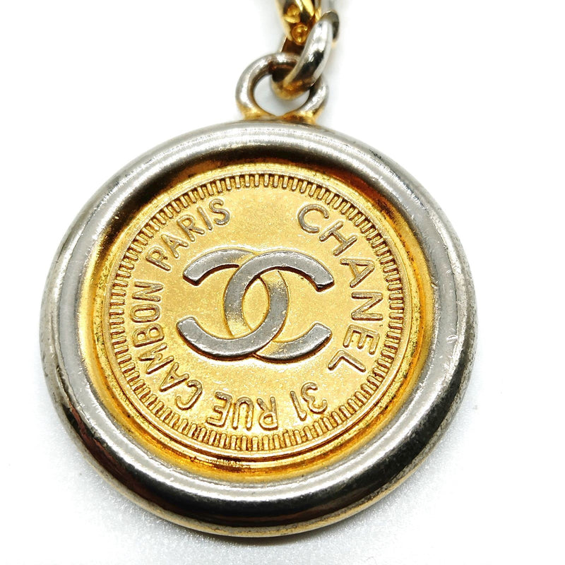 Chanel Vintage Chain Belt Medal Cc Logo