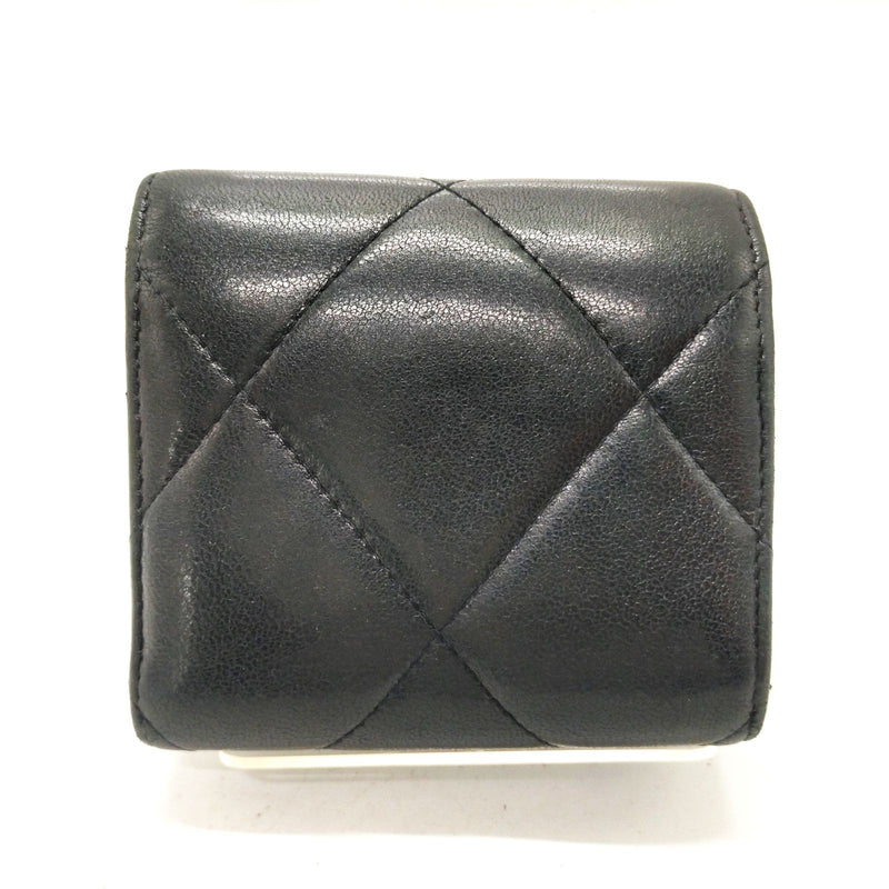 Chanel Wallet Black Leather