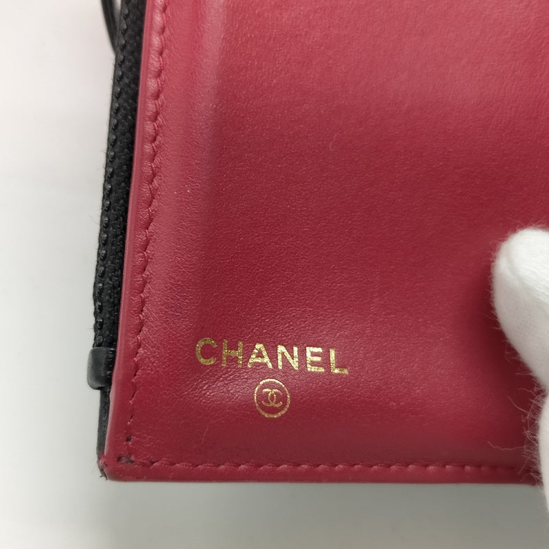 Chanel Wallet Black Leather