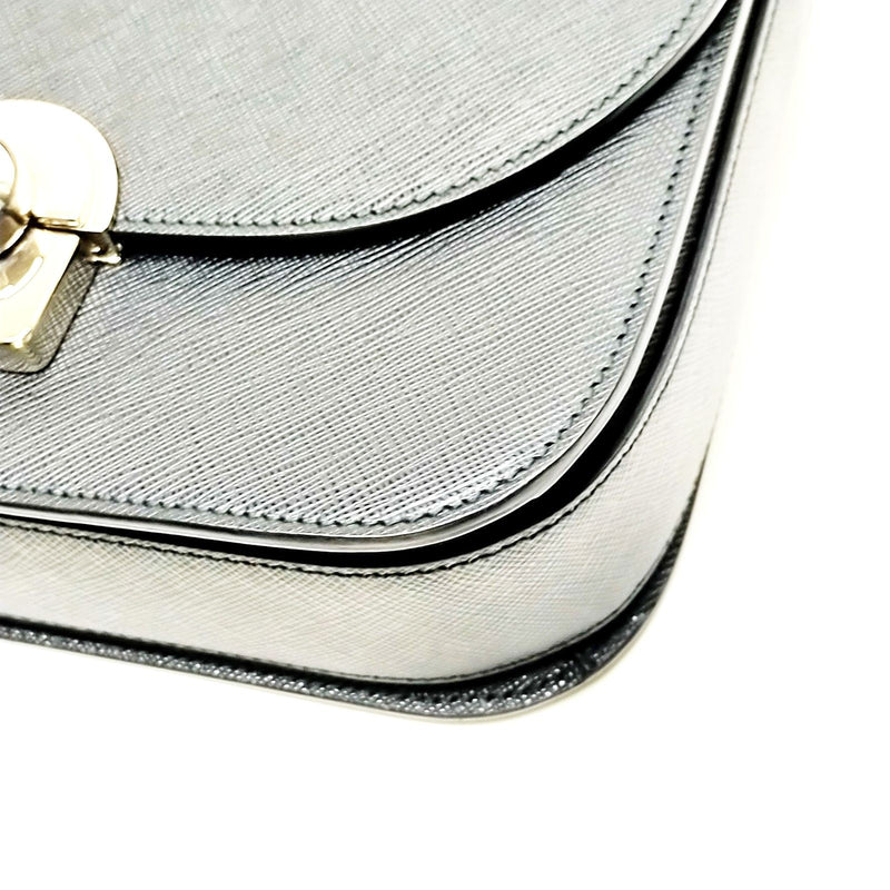 Prada Hand Bag Black Leather