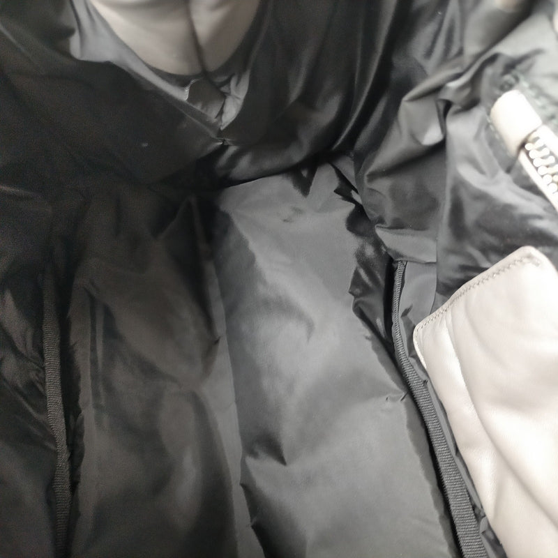 Prada Tote Bag Gray Leather