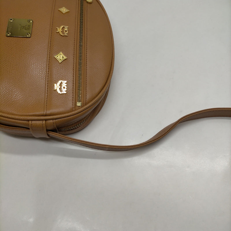 Mcm Crossbody Bag Brown Leather