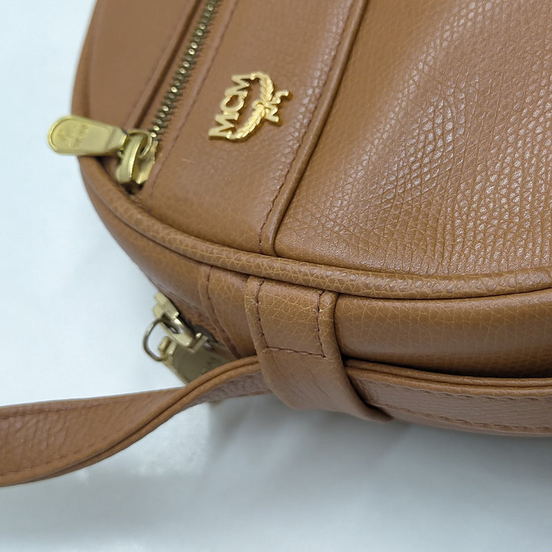 Mcm Crossbody Bag Brown Leather